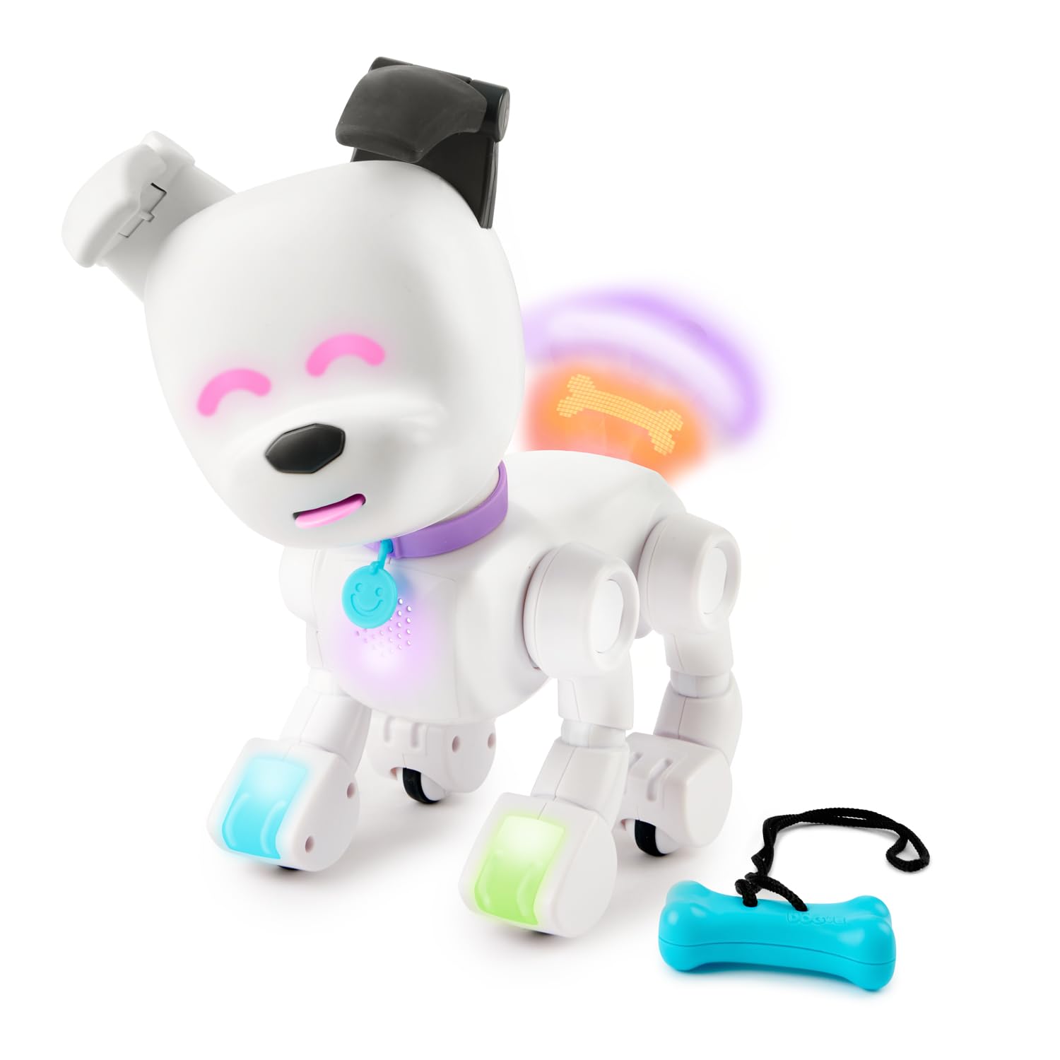 Dog-E Interactive Robot Dog with Colorful LED Lights, 2...