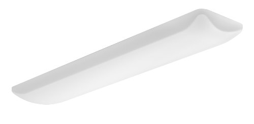 Lithonia Lighting FMLL 9 30840 Lightpuff LED à profil bas 4 pieds 4000K avec diffuseur en acrylique blanc