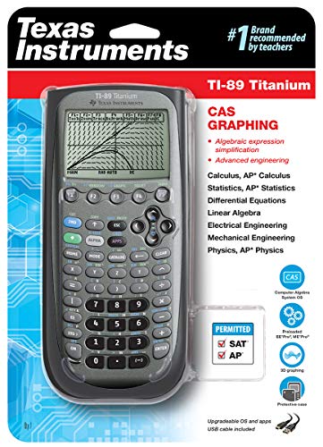 Texas Instruments Calculatrice graphique TI-89 Titanium (l'emballage peut différer)