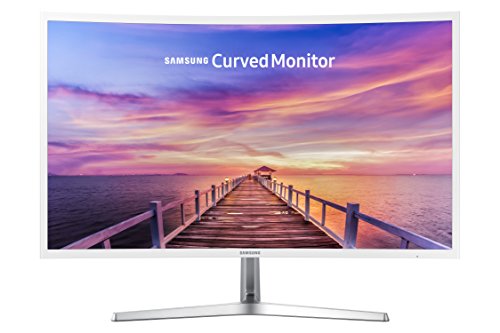 Samsung Nouveau 32 Full HD Écran incurvé LED TFT LCD Moniteur Blanc Brillant Technologie MagicBright FreeSync Eco Saving Plus Eye Saver VGA HDMI