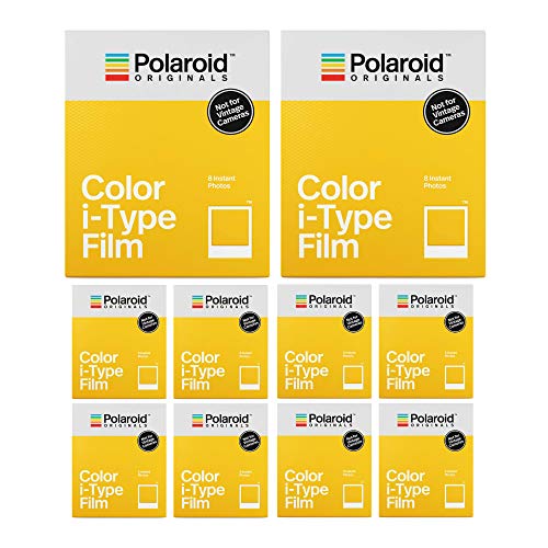 Polaroid Originals Film instantané couleur standard pour appareils photo de type i (80 expositions) (4XX10)