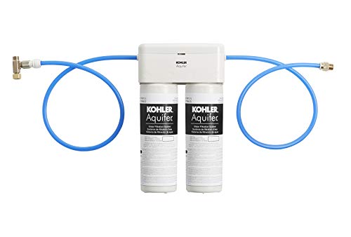 KOHLER 77686-NA Système de filtration d'eau à double cartouche Aquifer