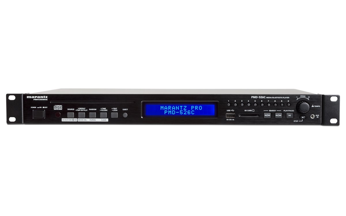 Marantz Professional PMD-526C | Lecteur CD/média/Bluetooth avec contrôle RS-232
