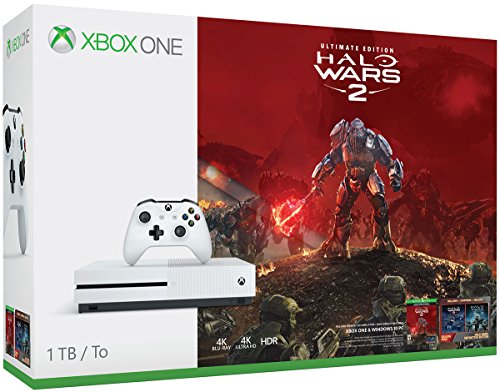 Microsoft Console Xbox One S 1 To - Pack Halo Wars 2