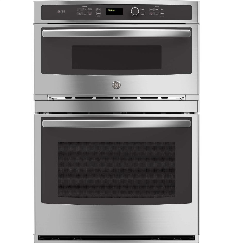 GE PT9800SHSS Combination Wall Oven