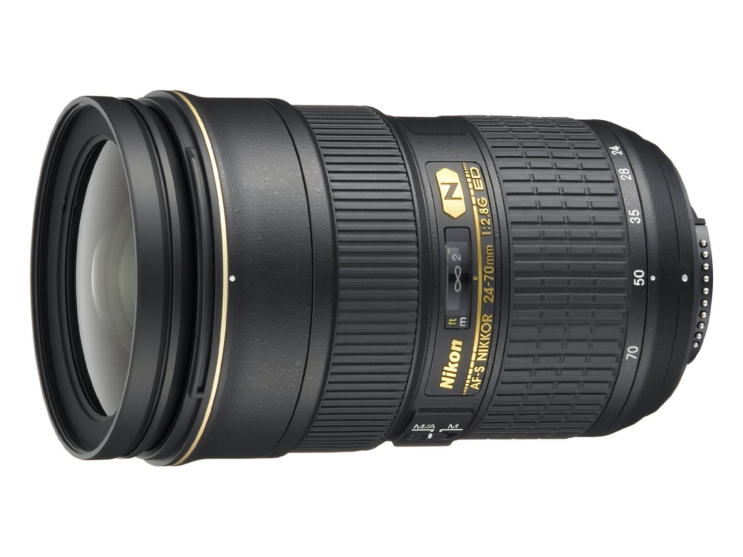 Nikon Objectif zoom AF-S FX NIKKOR 24-70 mm f / 2.8G ED avec mise au point automatique pour appareils photo reflex numériques