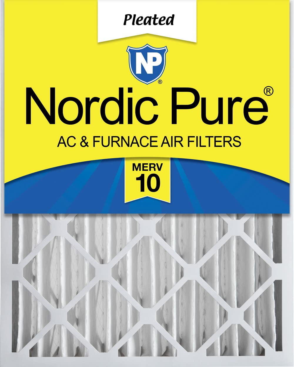 Nordic Pure 20x25x4 (3-5/8 Profondeur réelle) MERV 10 F...