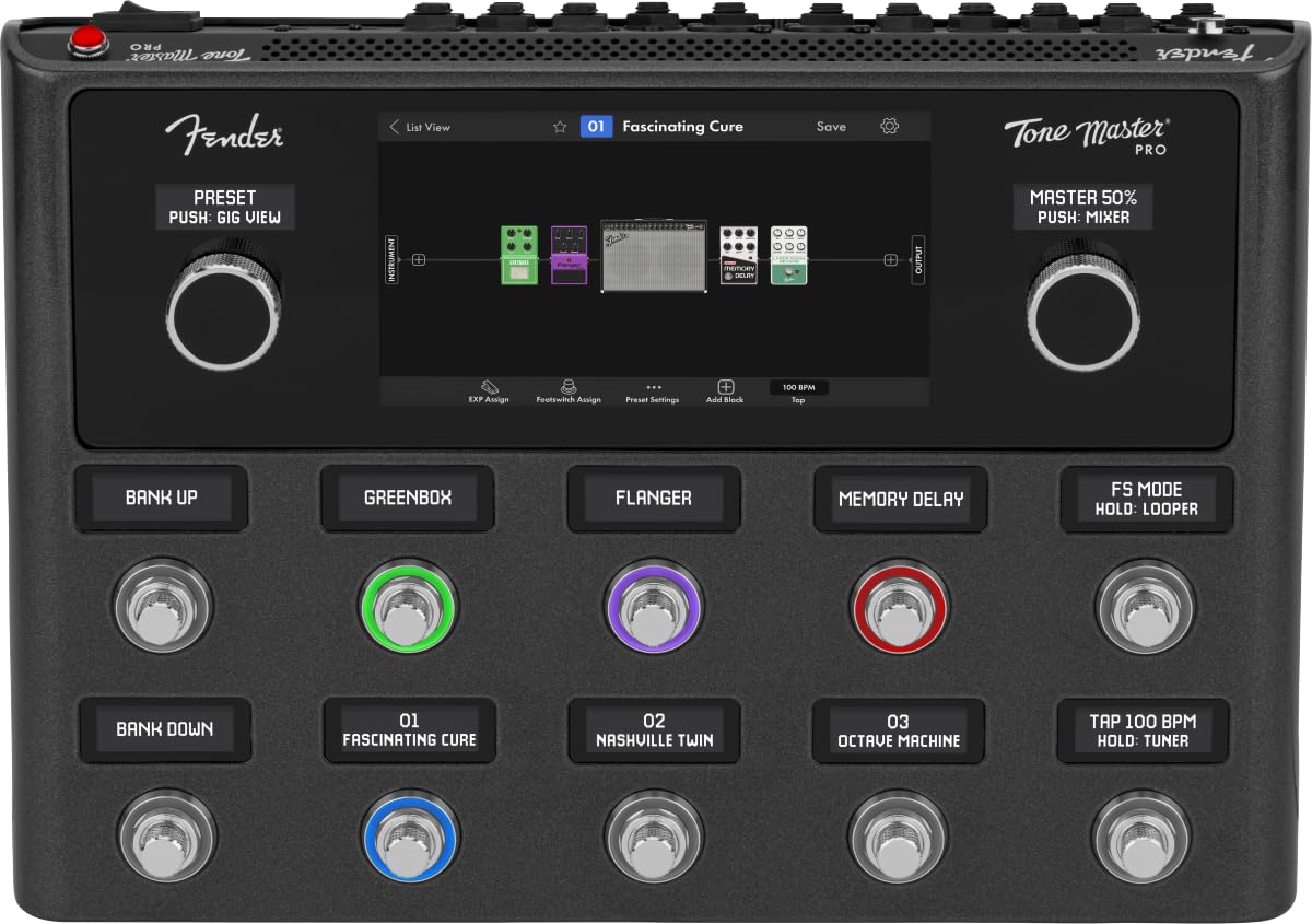 Fender Station de travail multi-effets pour guit...