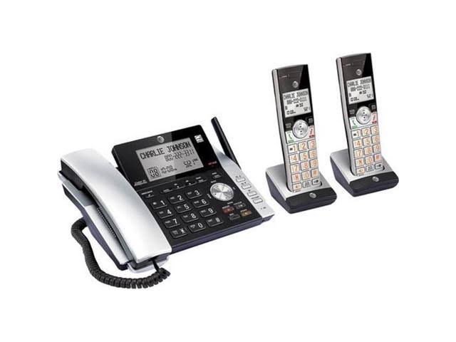AT&T CL84215 Système téléphonique sans fil extensible DECT 6.0 avec répondeur numérique