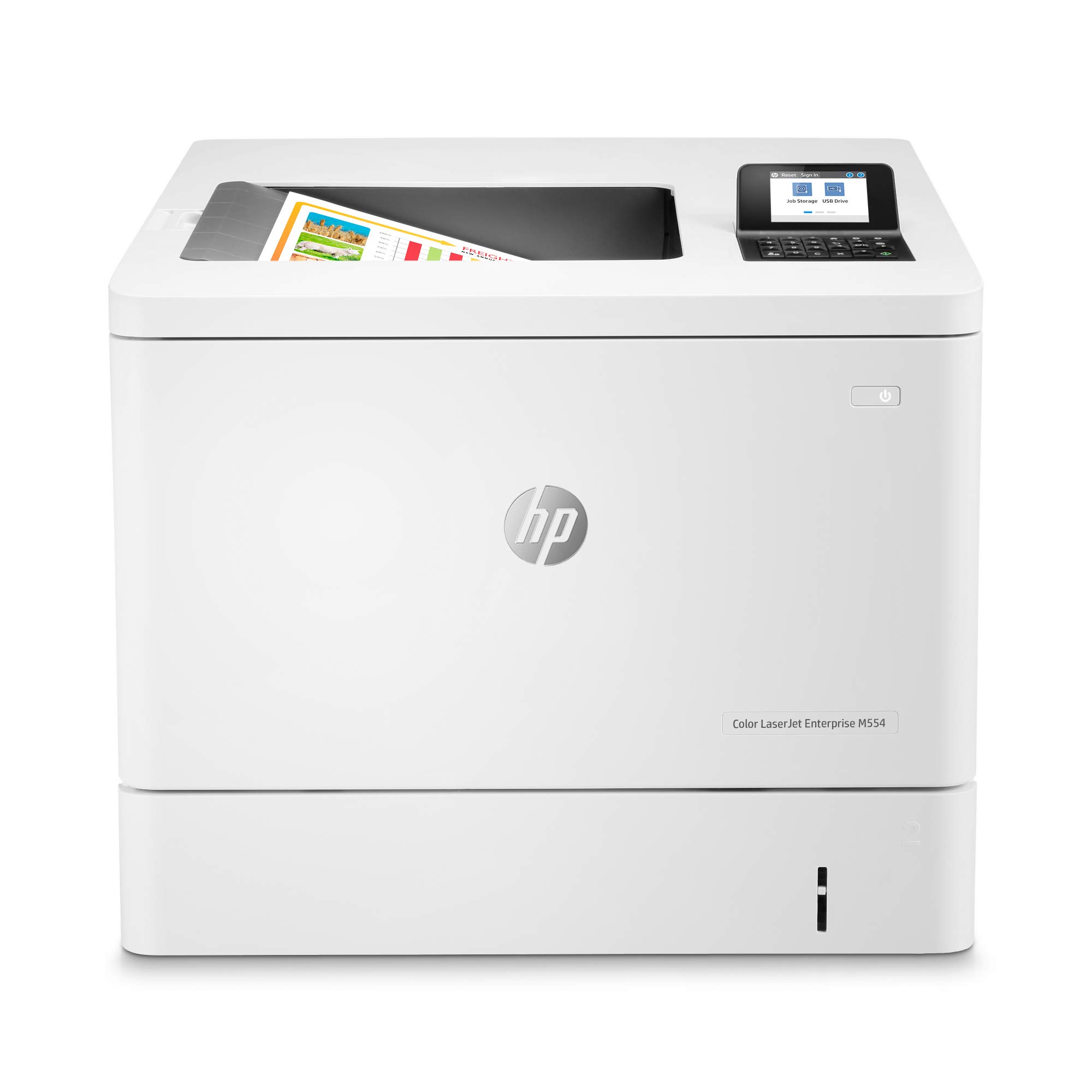 HP Imprimante recto verso couleur LaserJet Enterprise M554dn (7ZU81A)