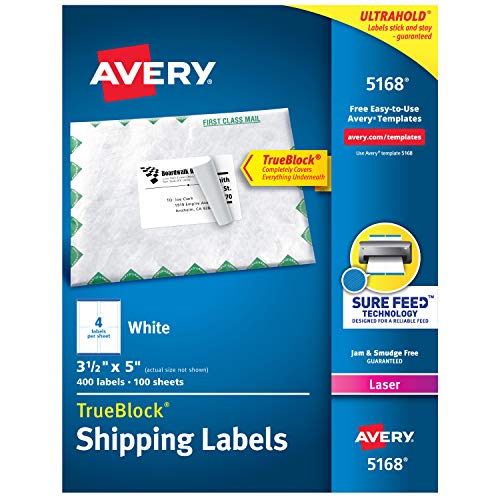 Avery Étiquettes d'adresse d'expédition - 5168