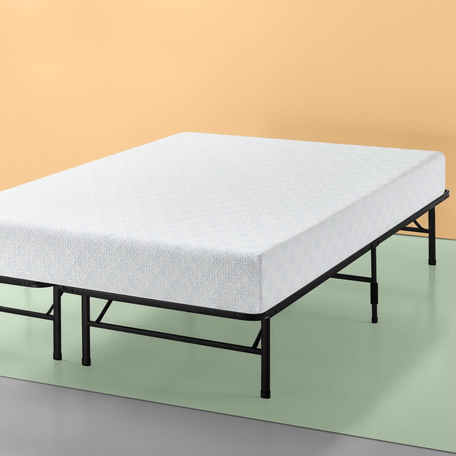 Zinus Matelas en mousse viscoélastique au gel rafraîchissant au thé vert