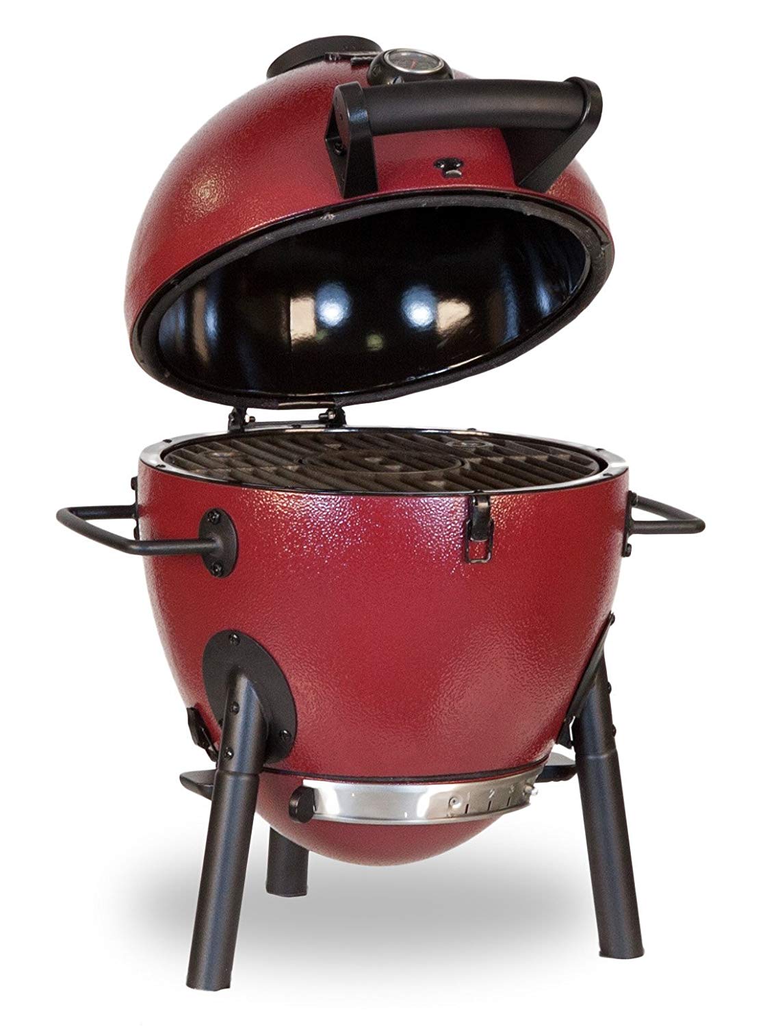 Char-Griller Barbecue au charbon Akorn Jr. Kamado Kooker - Rouge