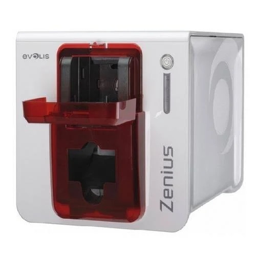 Evolis Imprimante de cartes d'identité à sublimation thermique/transfert thermique Zenius Classic line - Rouge