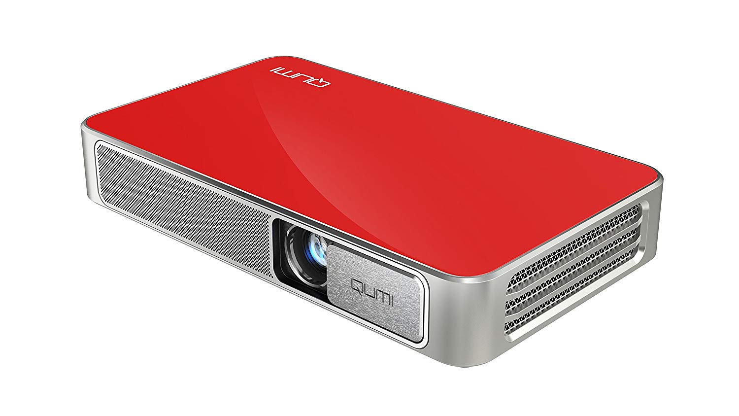 Vivitek Projecteur DLP de poche  Qumi Q3 Plus 500 lumens Ultra HD 720p avec remise à neuf Wi-Fi rouge