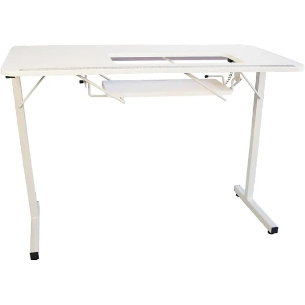 Sewingrite  Table de loisirs de couture pliable Crafts - Blanc